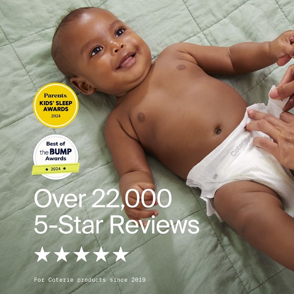 Coterie Premium Diapers Newborn — 3-Pack - Picture 4 of 4